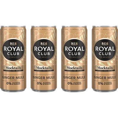 Royal Club Ginger Mule 0% 4-pack