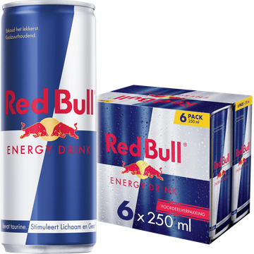 Red Bull Energy drink 6-pack voordeelverpakking