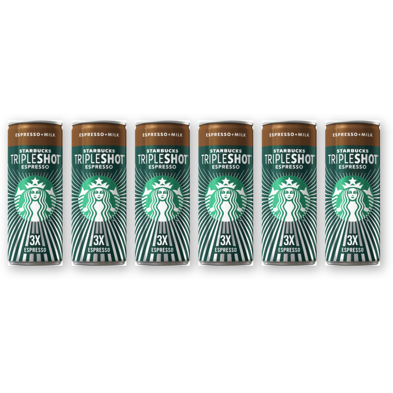 Starbucks Tripleshot espresso ijskoffie 6-pack