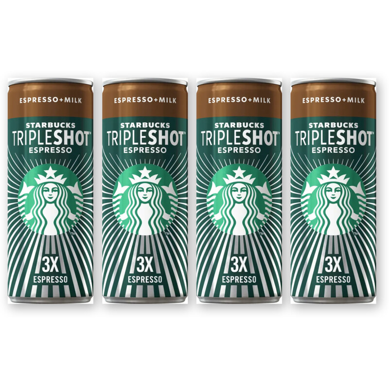 Starbucks Tripleshot espresso ijskoffie 4-pack