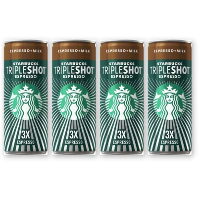Starbucks Tripleshot espresso ijskoffie 4-pack