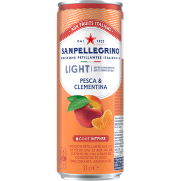 S. Pellegrino Pesca and clementina light 6-pack