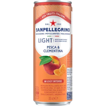 S. Pellegrino Pesca and clementina light 6-pack
