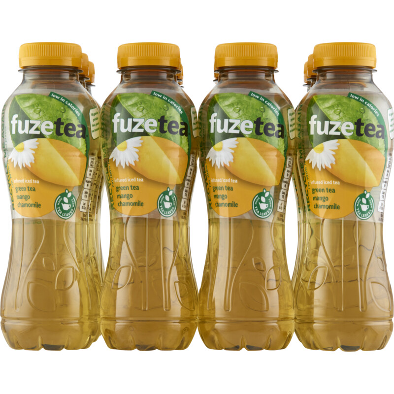 Fuze Tea Green ice tea mango chamomile 12-pack