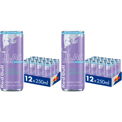 Red Bull Lilac edition sugarfree 2x 12-pack