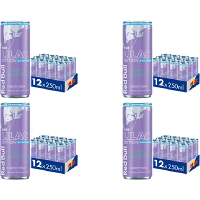 Red Bull Lilac edition sugarfree 4x 12-pack