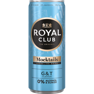 Royal Club Mocktails gin tonic flavour 0% alcohol