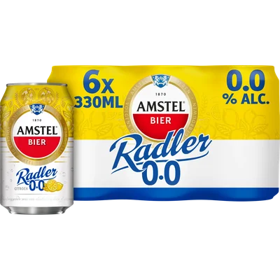 Amstel Radler citroen 0.0 4x 6-pack