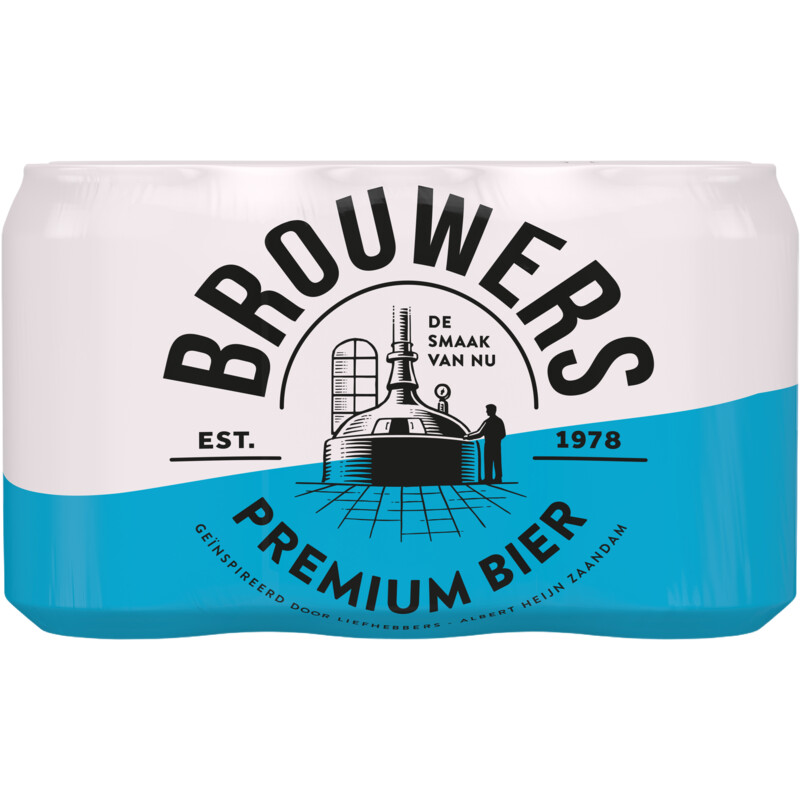 Brouwers Premium bier 6-pack