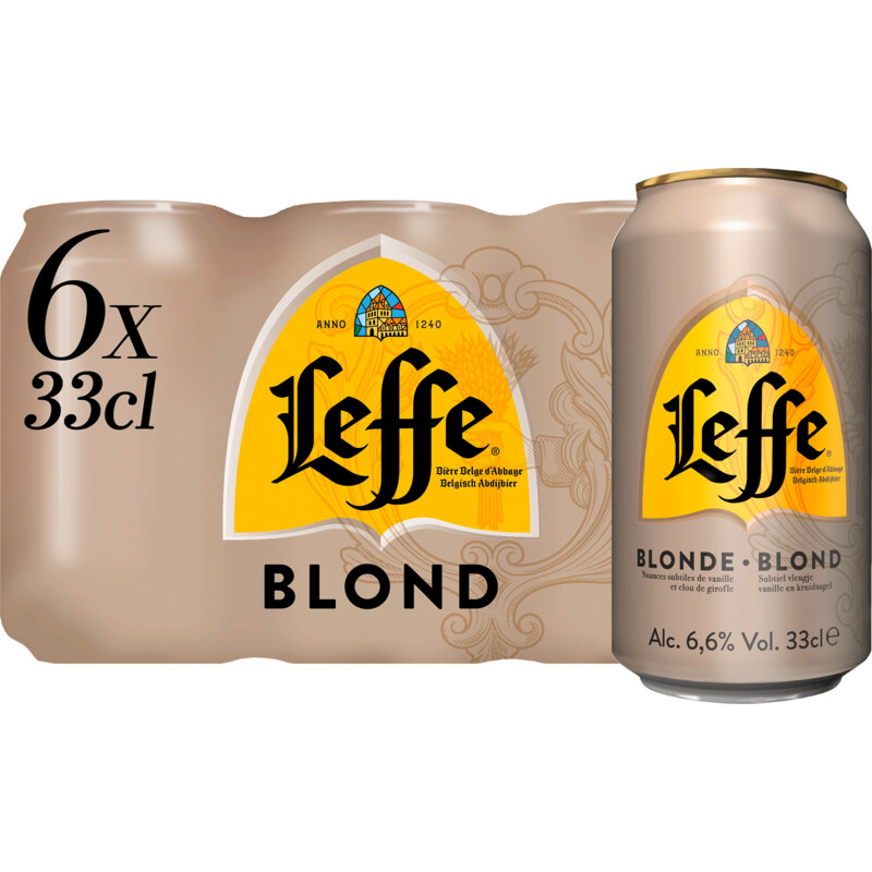 Leffe Blond abdijbier 6-pack 2-pack