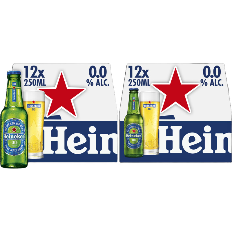 Heineken Premium pilsener 0.0 2x 12-pack