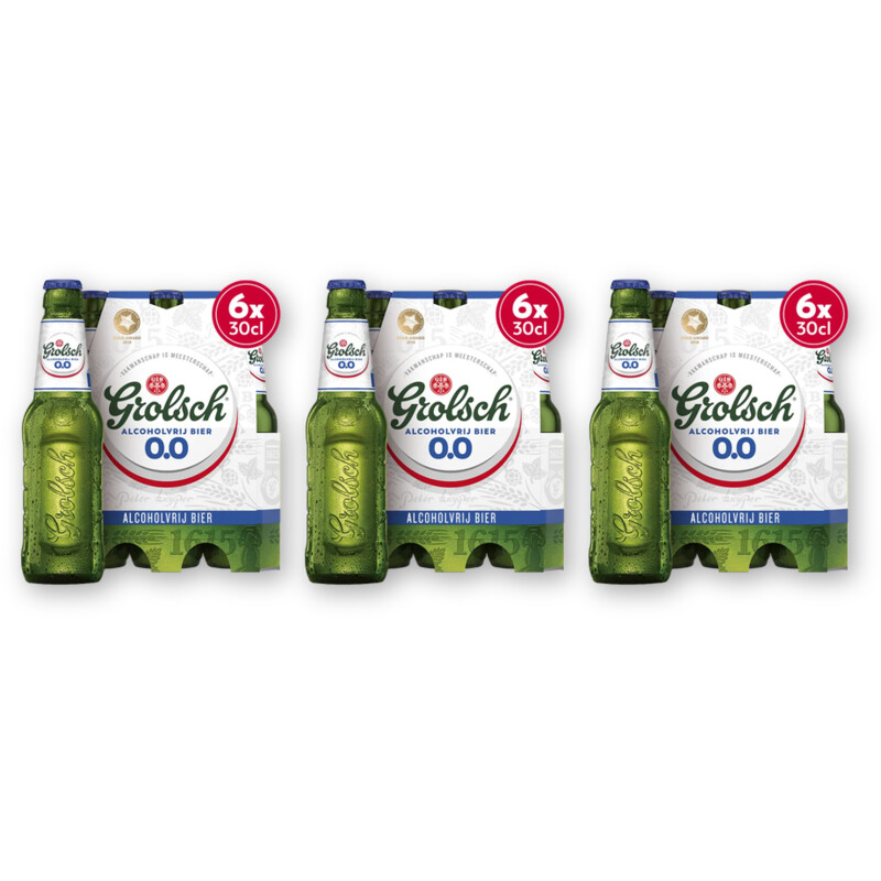 Grolsch Alcoholvrij bier 0.0% 18-pack