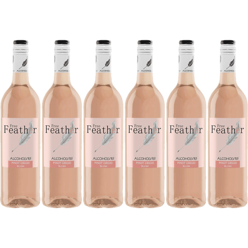 Free Feather Rosé alcoholvrij 6-pack