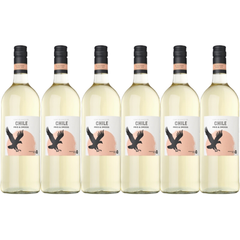 AH Fris & droge Chileense wijn wit 6-pack