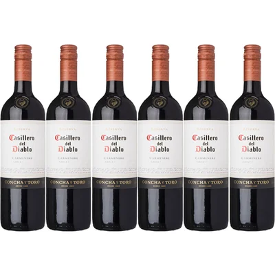Casillero del Diablo Carménère reserva 6 flessen