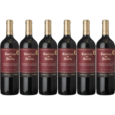 Casillero del Diablo  Reserva especial cabernet sau 6 flessen