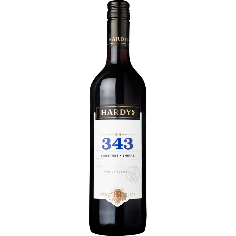 Hardys Bin 343 cabernet shiraz