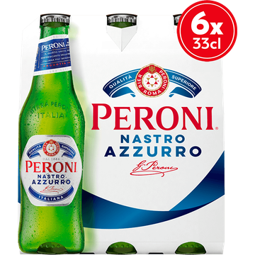 Peroni Nastro azzurro Italiaans bier 4x 6-pack