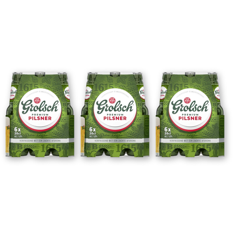 Grolsch Premium pilsner 18-pack