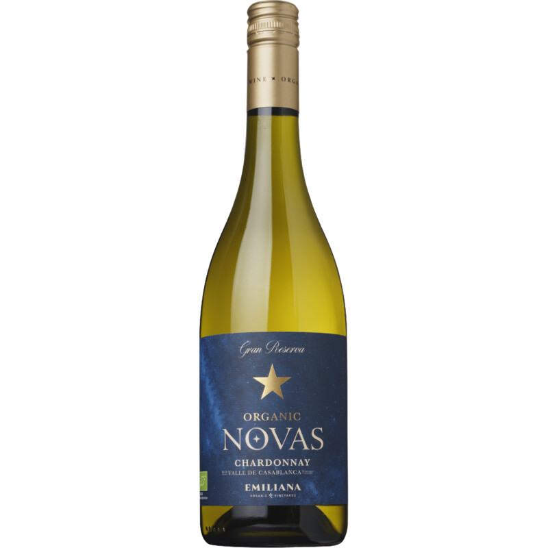 Novas Chardonnay gran reserva organic wine