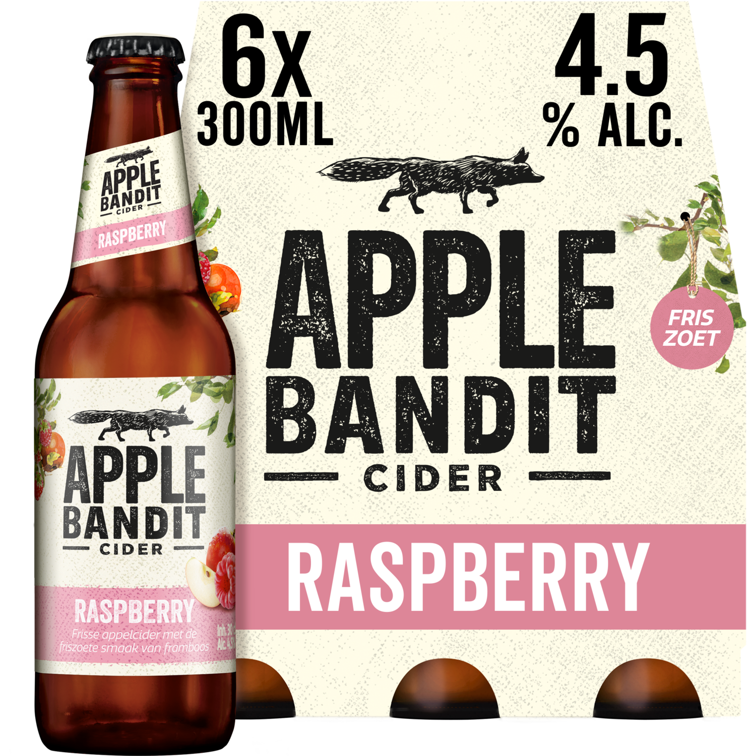 Apple Bandit Raspberry cider 6-pack