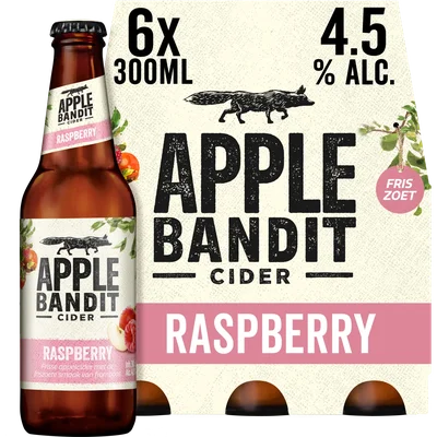 Apple Bandit Raspberry cider 6-pack
