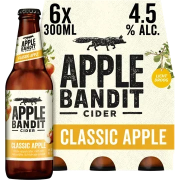 Apple Bandit Classic apple cider 6-pack