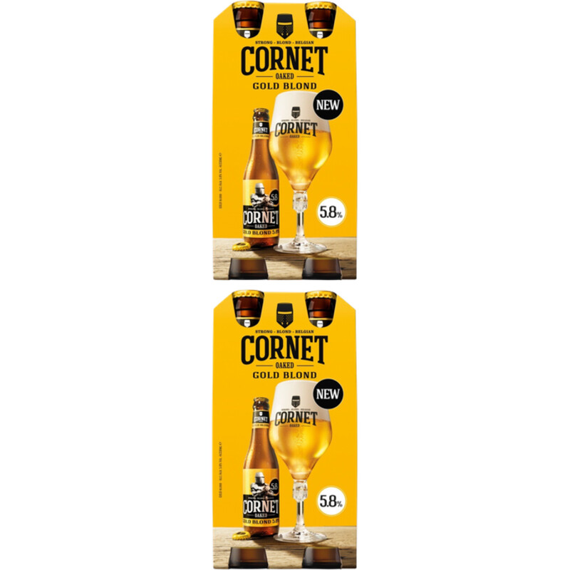 Cornet Oaked gold blond 8-pack