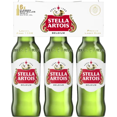 Stella Artois Belgium pils 6-pack