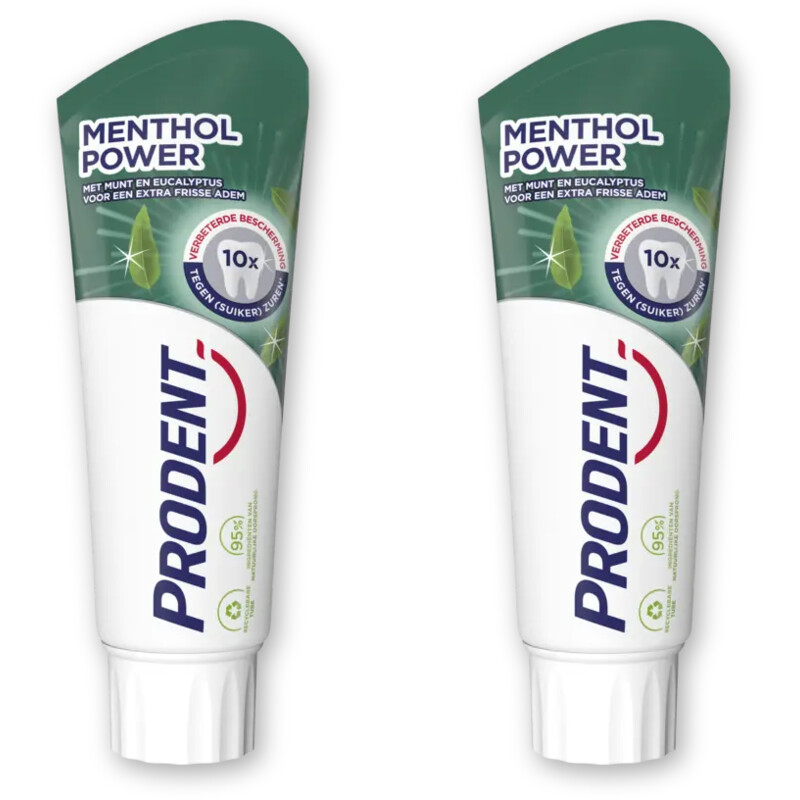 Prodent Menthol power tandpasta 2-pack