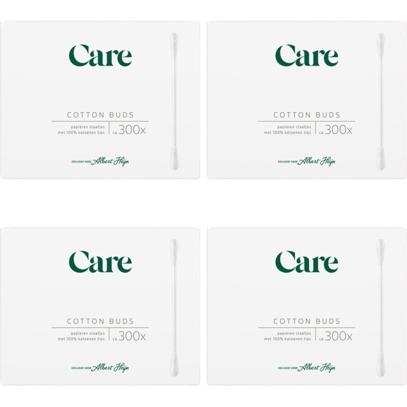 Care Cotton buds 4-pack