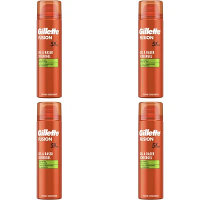 Gillette Fusion5 ultra gevoelig scheergel 4-pack