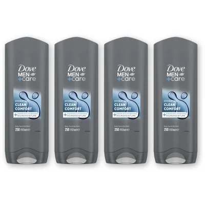 Dove Men+care clean comfort douchegel 4-pack