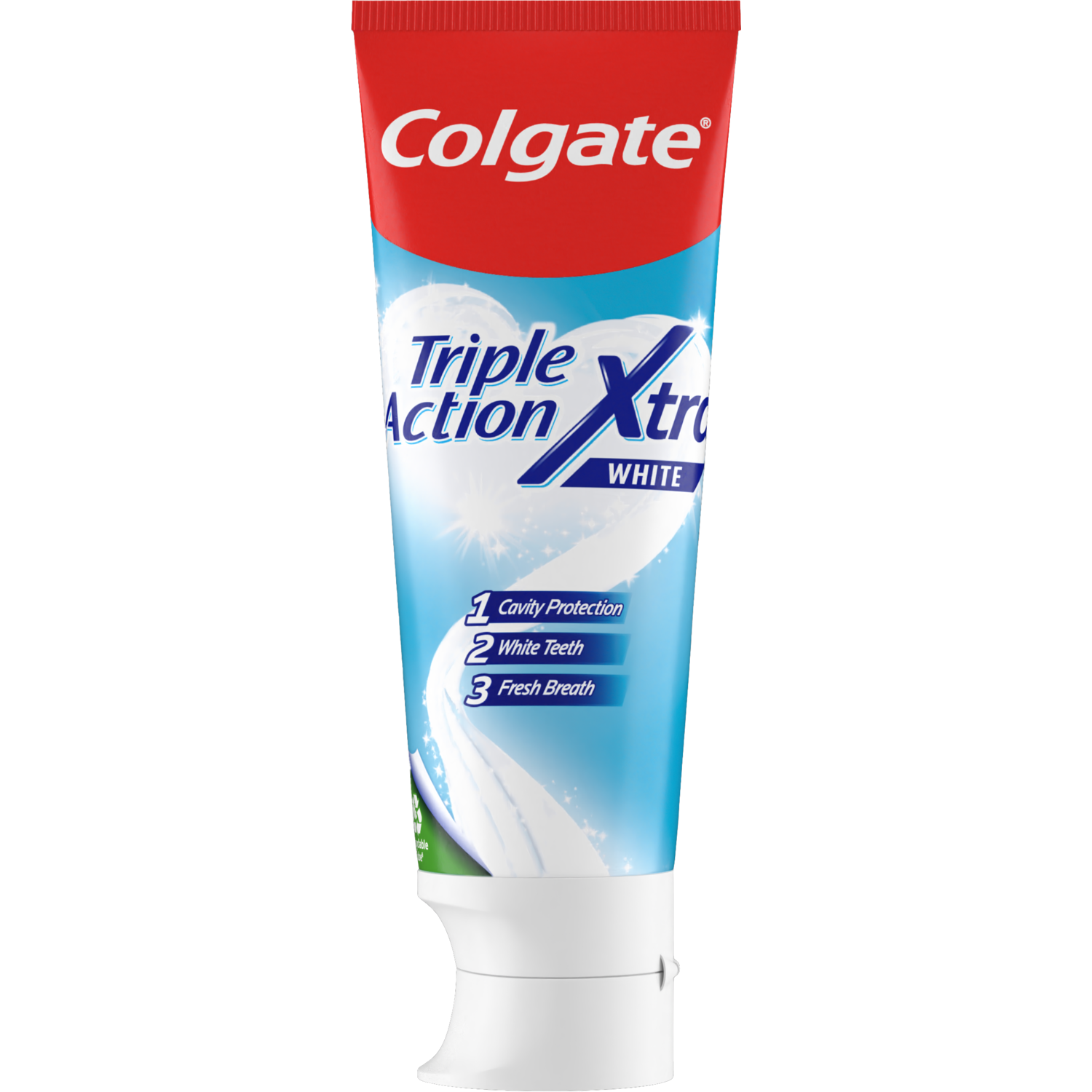 Colgate Triple action xtra fresh tandpasta