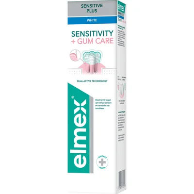Elmex Tandpasta sensitive plus gum white