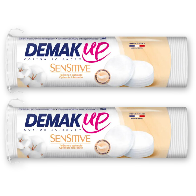 Demak'Up Sensitive rond wattenschijfjes 2-pack