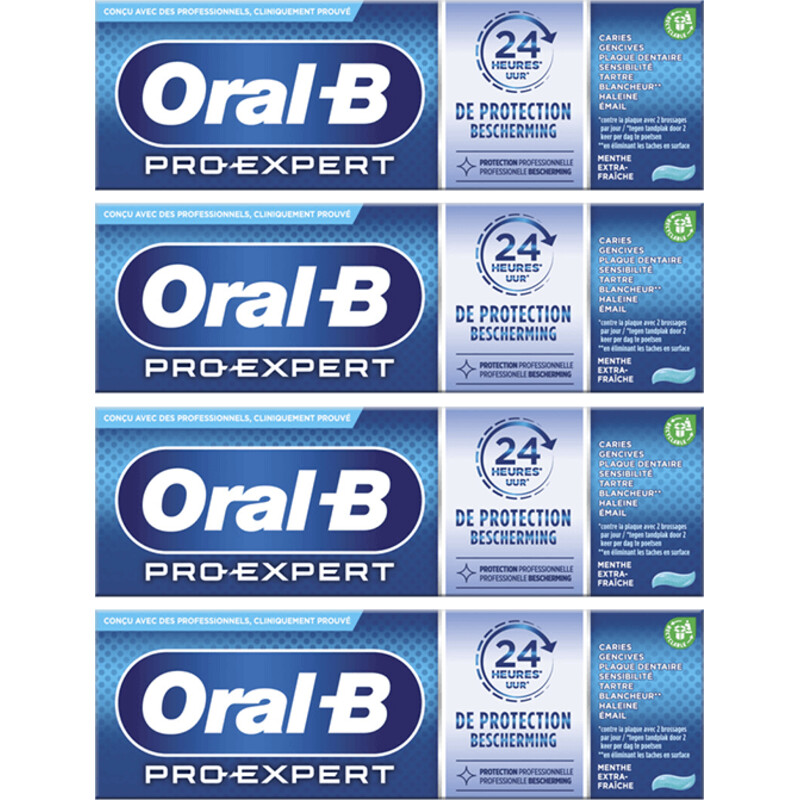 Oral-B Pro-expert tandpasta 4-pack