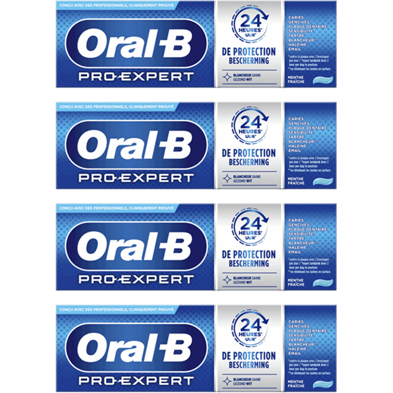 Oral-B Pro-expert gezond wit tandpasta 4-pack