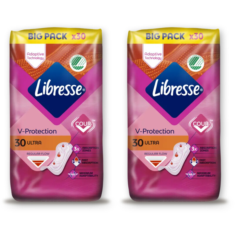 Libresse Ultra regular maandverband bigpack 2pack