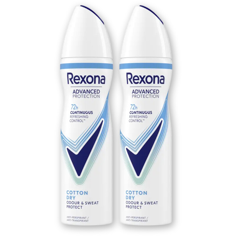 Rexona Ultra dry cotton anti-transpirant 2-pack