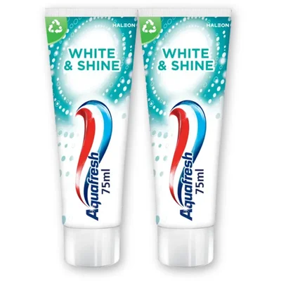 Aquafresh White & shine tandpasta 2-pack