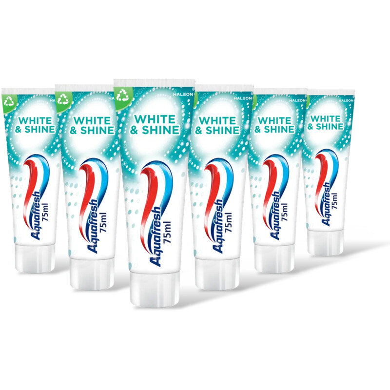 Aquafresh White & shine tandpasta 6-pack