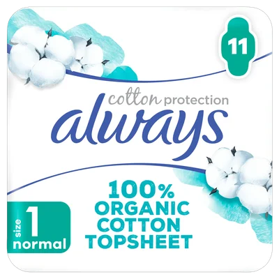 Always Maandverband Cotton Normal 4-pack