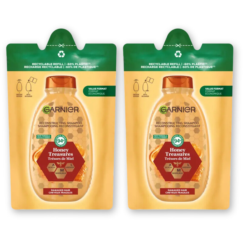 Loving Blends Honing goud shampoo refill 2-pack