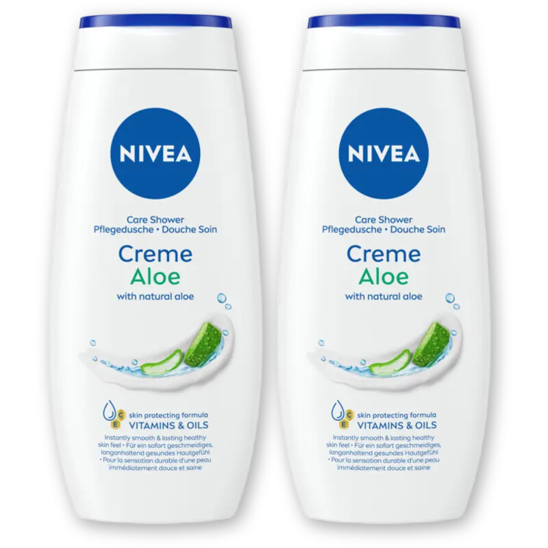 NIVEA Creme aloe douchecreme 2-pack