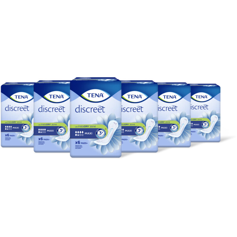 Tena Discreet maxi maandverband 6-pack
