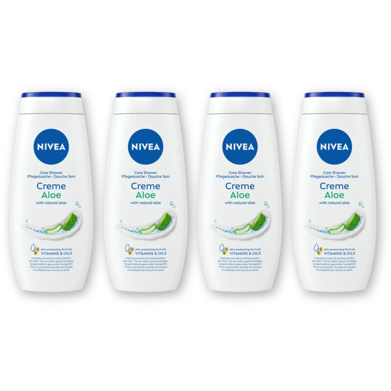 NIVEA Creme aloe douchecreme 4-pack