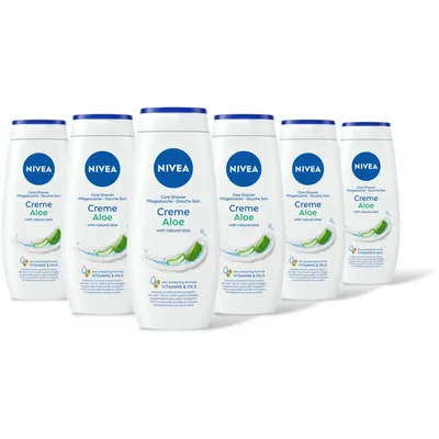 NIVEA Creme aloe douchecreme 6-pack