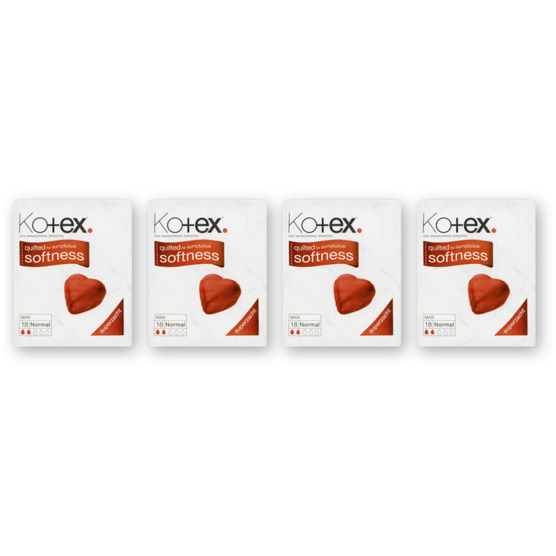 Kotex Maandverband maxi normal 4-pack