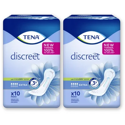 Tena Discreet extra 2-pack